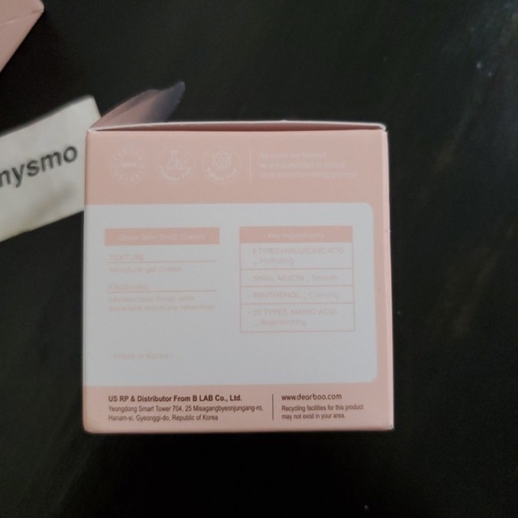 Dearboo Glass Skin Snail Cream Hyaluronic acid, K Beauty, 2.82oz x2 - Picture 4 of 5